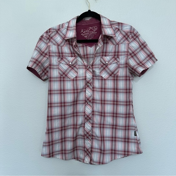Kuhl Tops - Kuhl women’s ionik snap button plays women’s short sleeve button down M medium